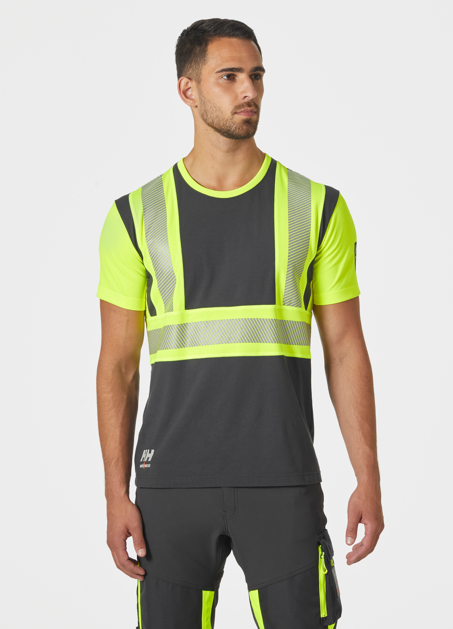 TRÖJA ICU LIFA FLOW GUL/SV 2XL KORT ÄRMAD