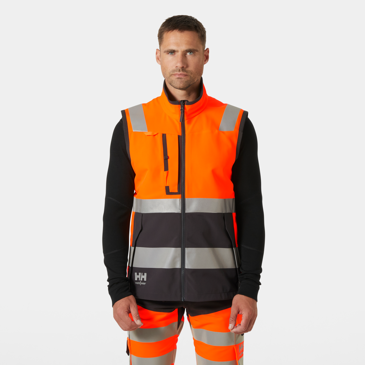 VÄST 74030 ALNA 4X KL1 HV ORANGE XS