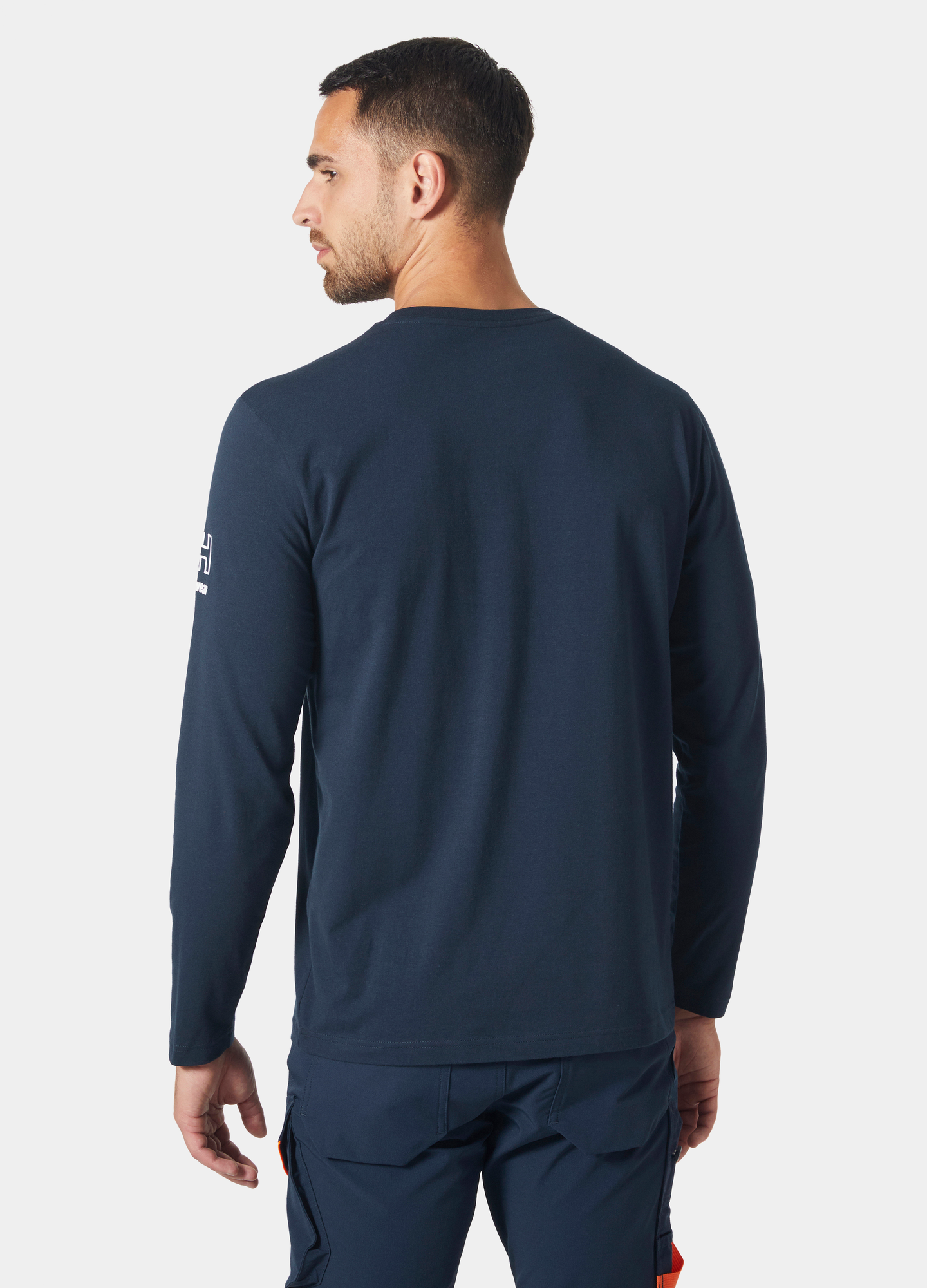 T-SHIRT HELLY HANSEN LÅNGÄRM KENSINGTON, NAVY M