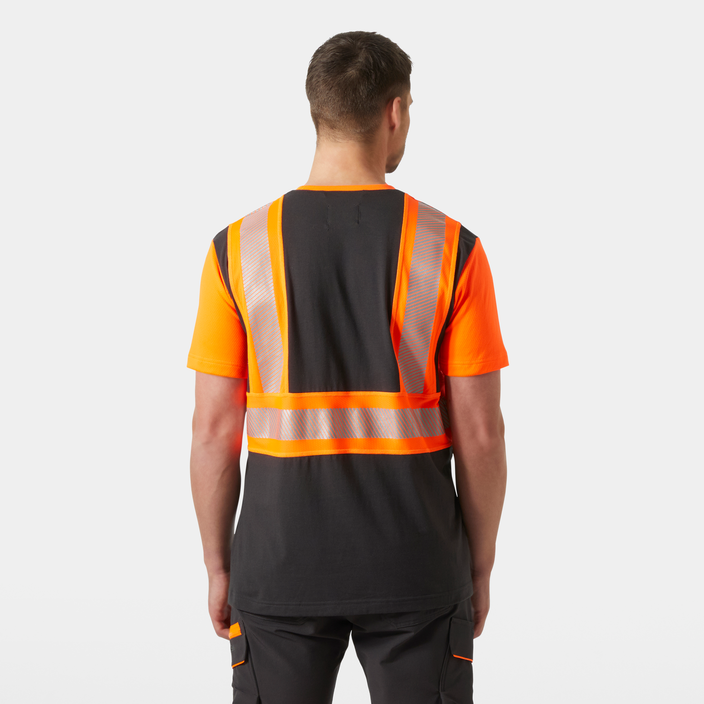 TRÖJA HELLY HANSEN ICU LIFA FLOW ORA/SV 2XL, ORANGE/GRANITGRÅ KL1