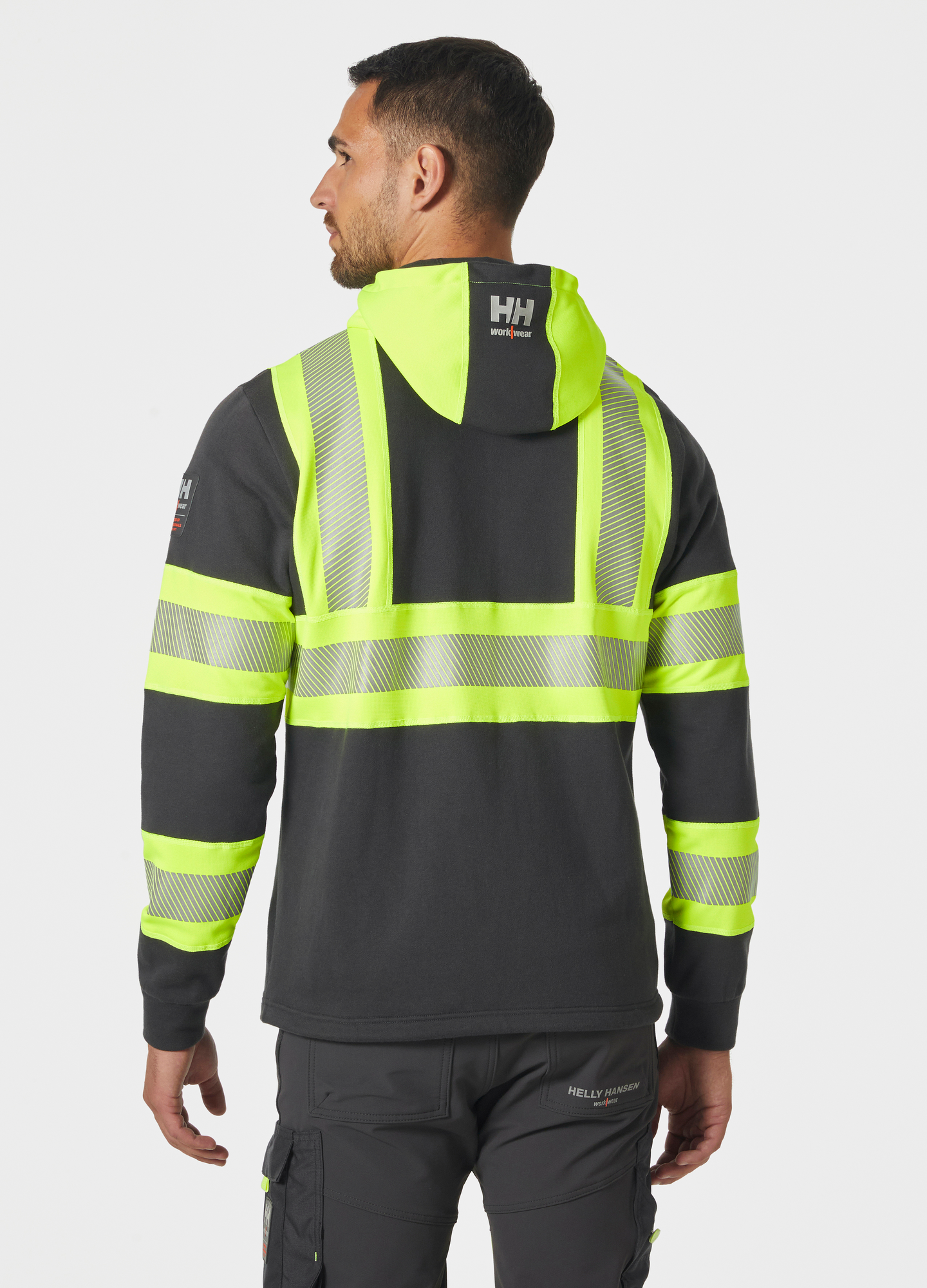 HUVTRÖJA ICU KL1 GUL/SVART 2XL