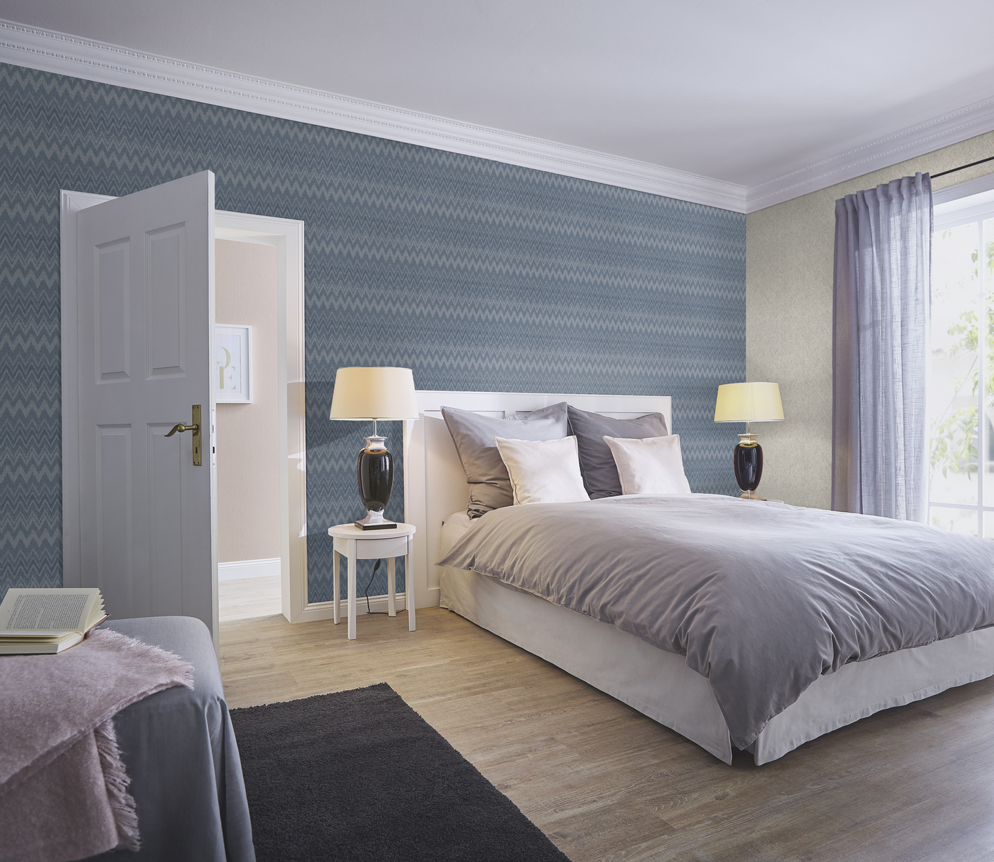 Vinyylitapetti Rasch Atelier Tissé Riva 613674 10,05m
