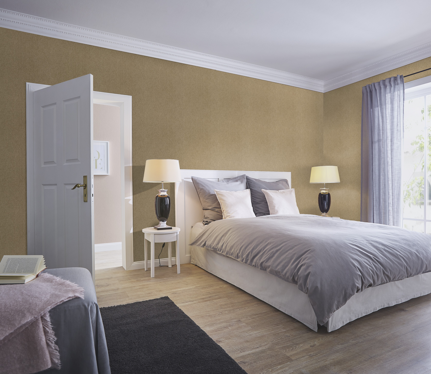 Vinyylitapetti Rasch Atelier Tissé Harris 613131 10,05m