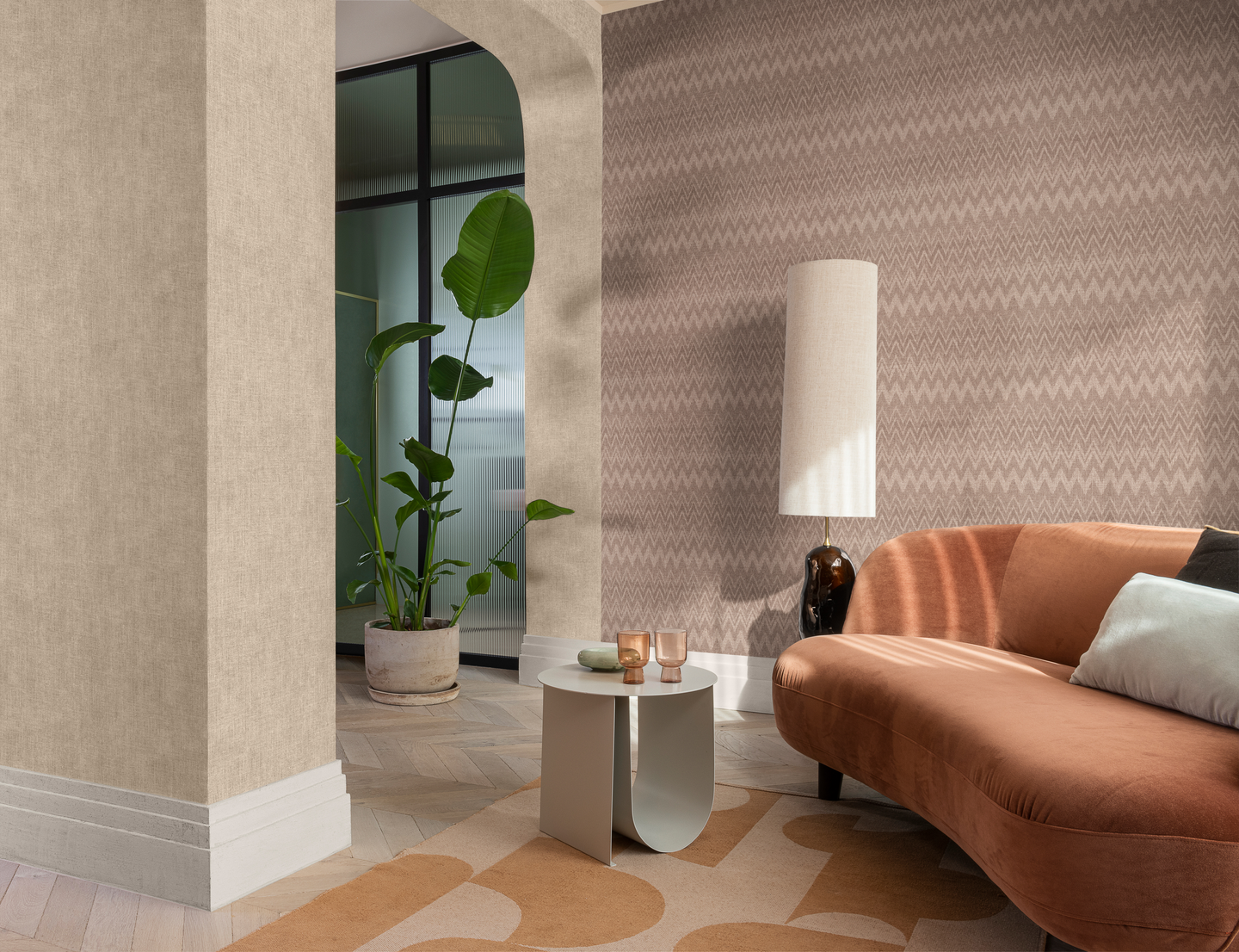 Vinyylitapetti Rasch Atelier Tissé Linor 613926 10,05m