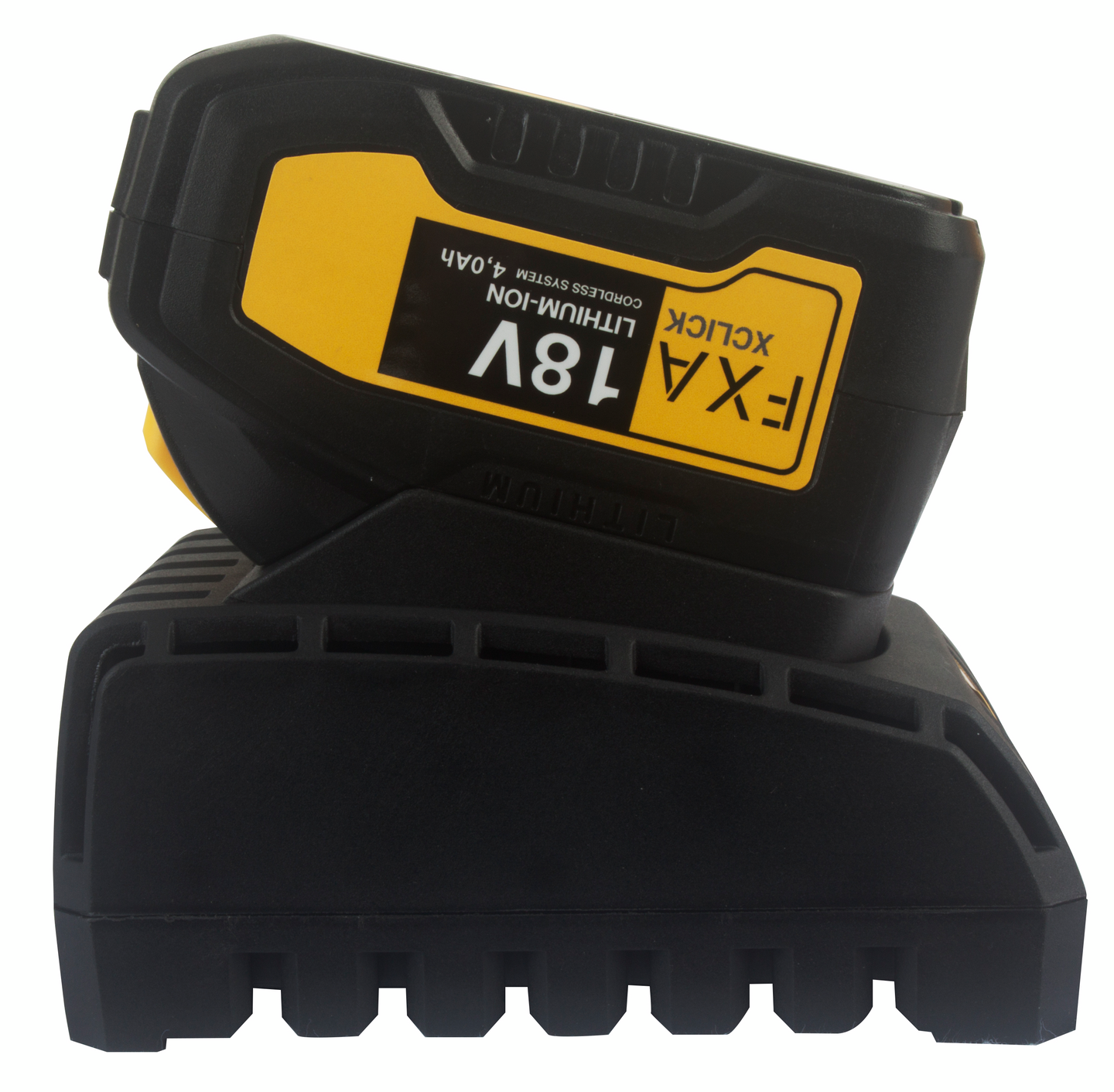 Starttipaketti FXA XCLICK Basic 4,0Ah akku + 2,5A laturi