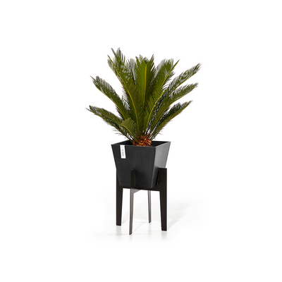 Jalusta Ecopots ruukulle 40cm musta