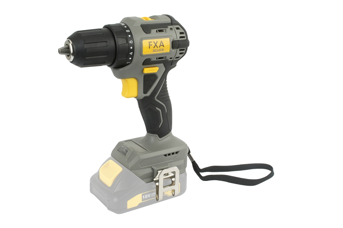 Akkuporakone FXA XCLICK 18V BS8307S hiiliharjaton runko