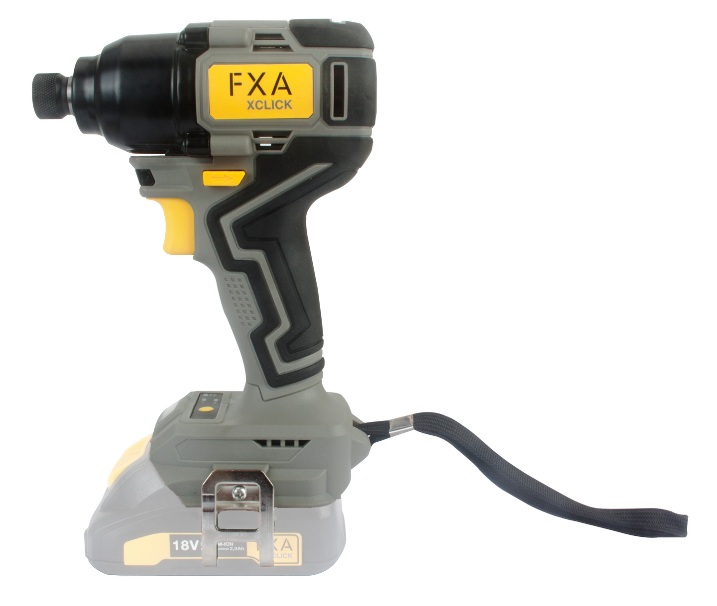 Akkuiskuruuvinväännin FXA XCLICK 18V BS8105ID hiiliharjaton runko