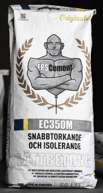 Kevytbetoni EPS Cement 50l 450kg/m3 17kg