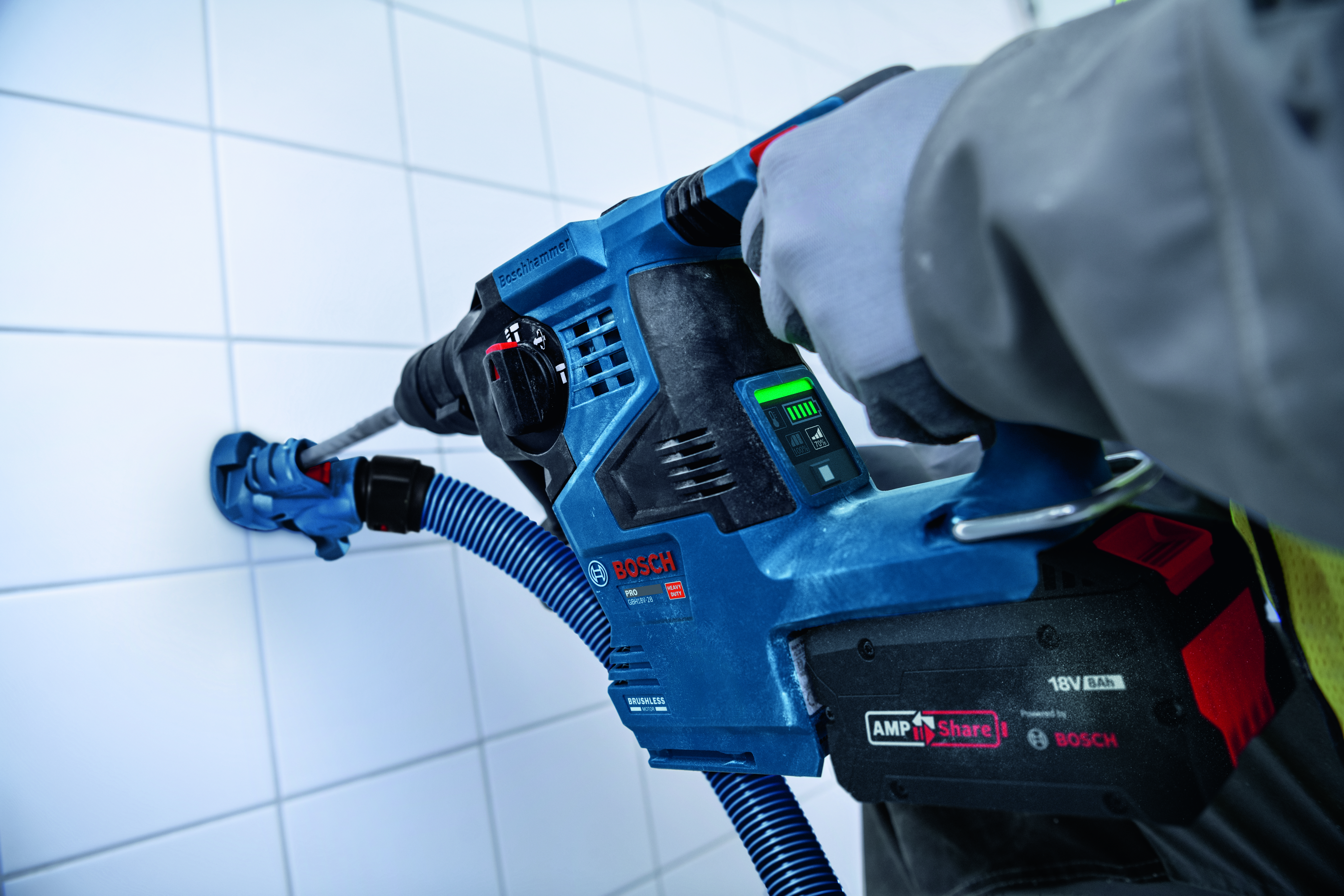 Akkuporavasara Bosch PRO GBH18V-28 Solo L-Boxx