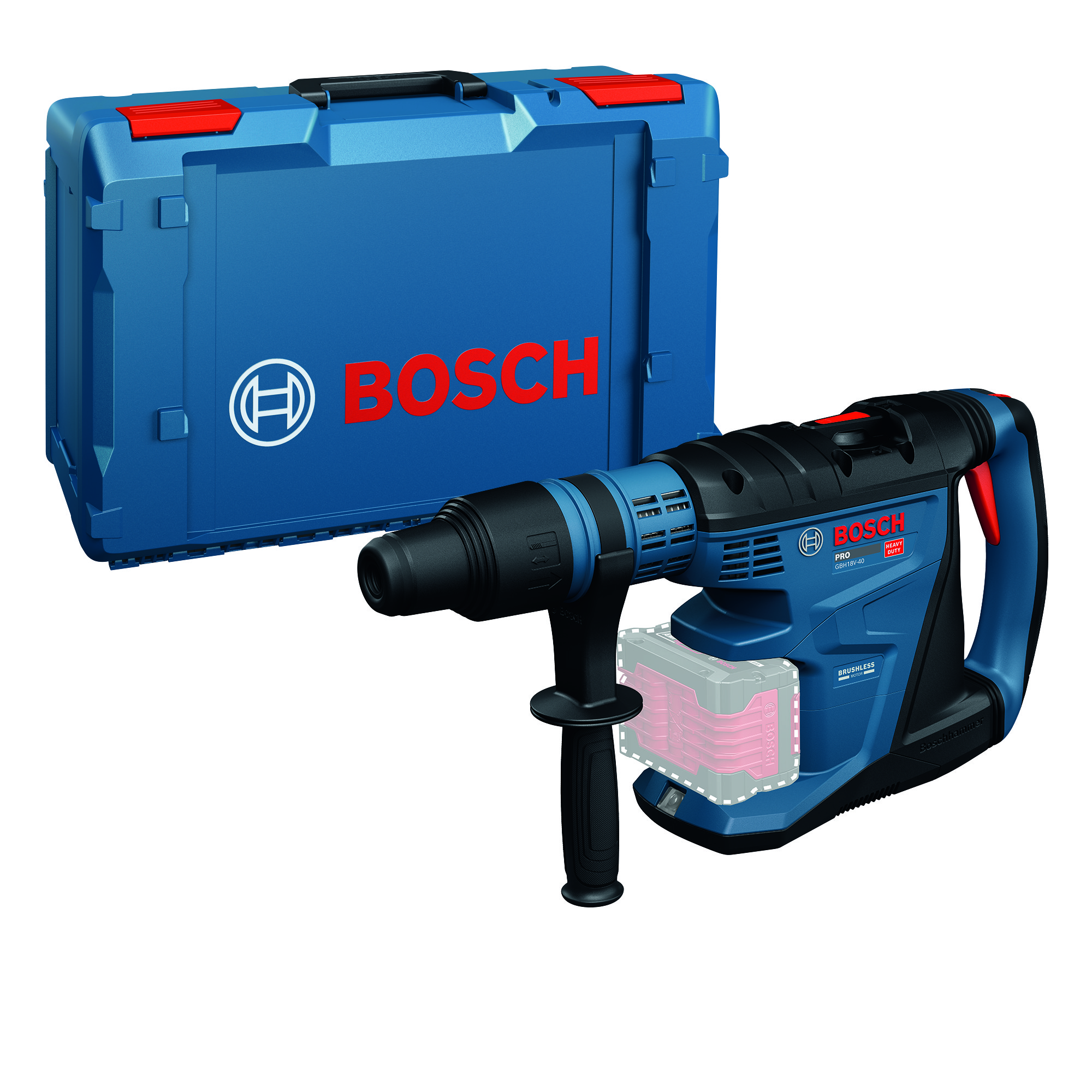 Akkuporavasara Bosch PRO GBH18V-40 Solo XL-Boxx
