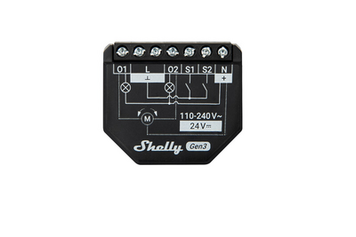 Releyksikkö Shelly 2PM Gen3