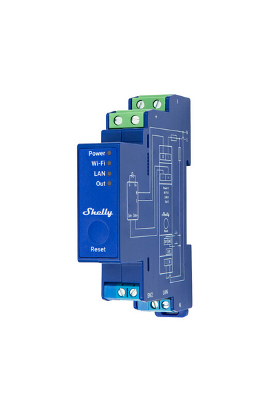 Valonsäädin Shelly Pro Dimmer Din 0/1-10v PM