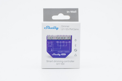 Valonsäädin Shelly Dimmer 0/1-10v PM Gen4