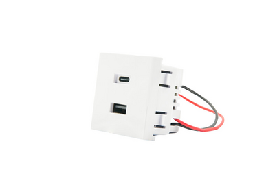 Asennustarvike Shelly Wall Display Usb valkoinen