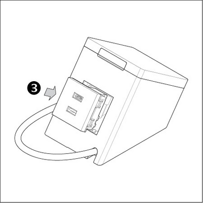 Asennustarvike Shelly Wall Display Usb valkoinen