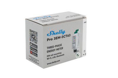 Energiamittari Shelly Pro 3em Din CT63