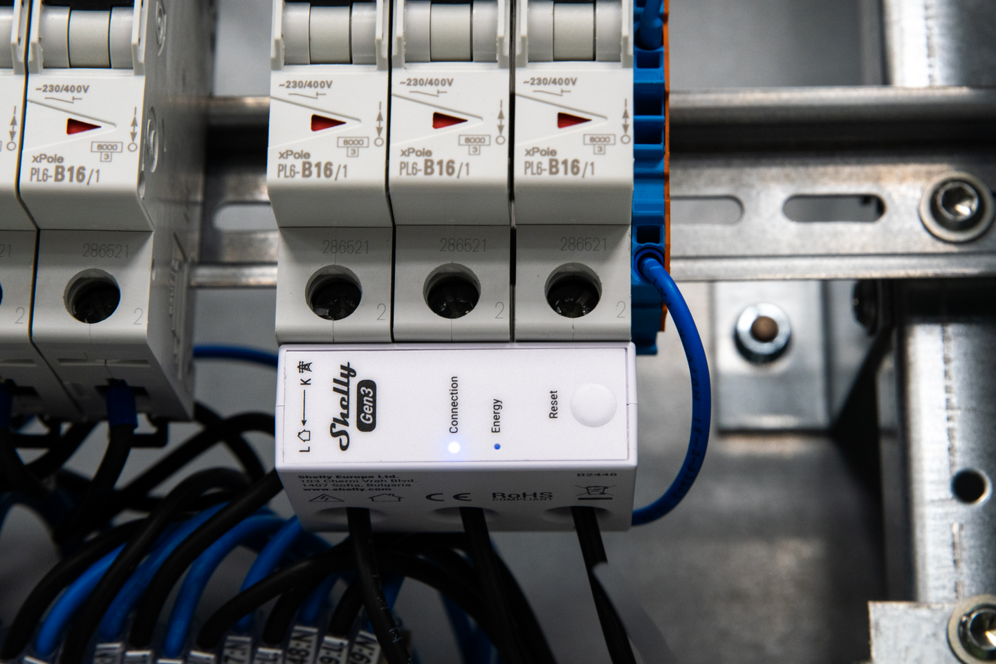 Energiamittari Shelly 3EM-63T Gen3