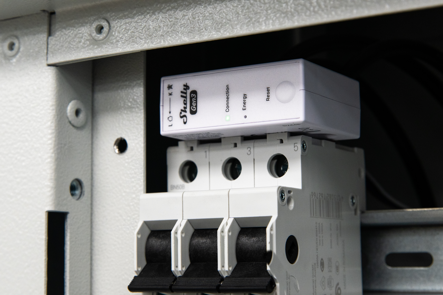 Energiamittari Shelly 3EM-63W Gen3