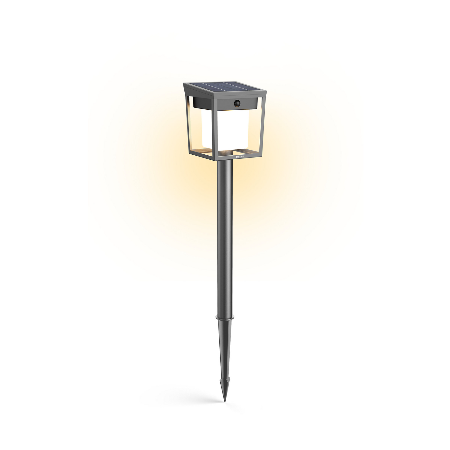 Aurinkokennovalaisin Philips Blaise UE 1,5W 3000K 250lm antrasiitti