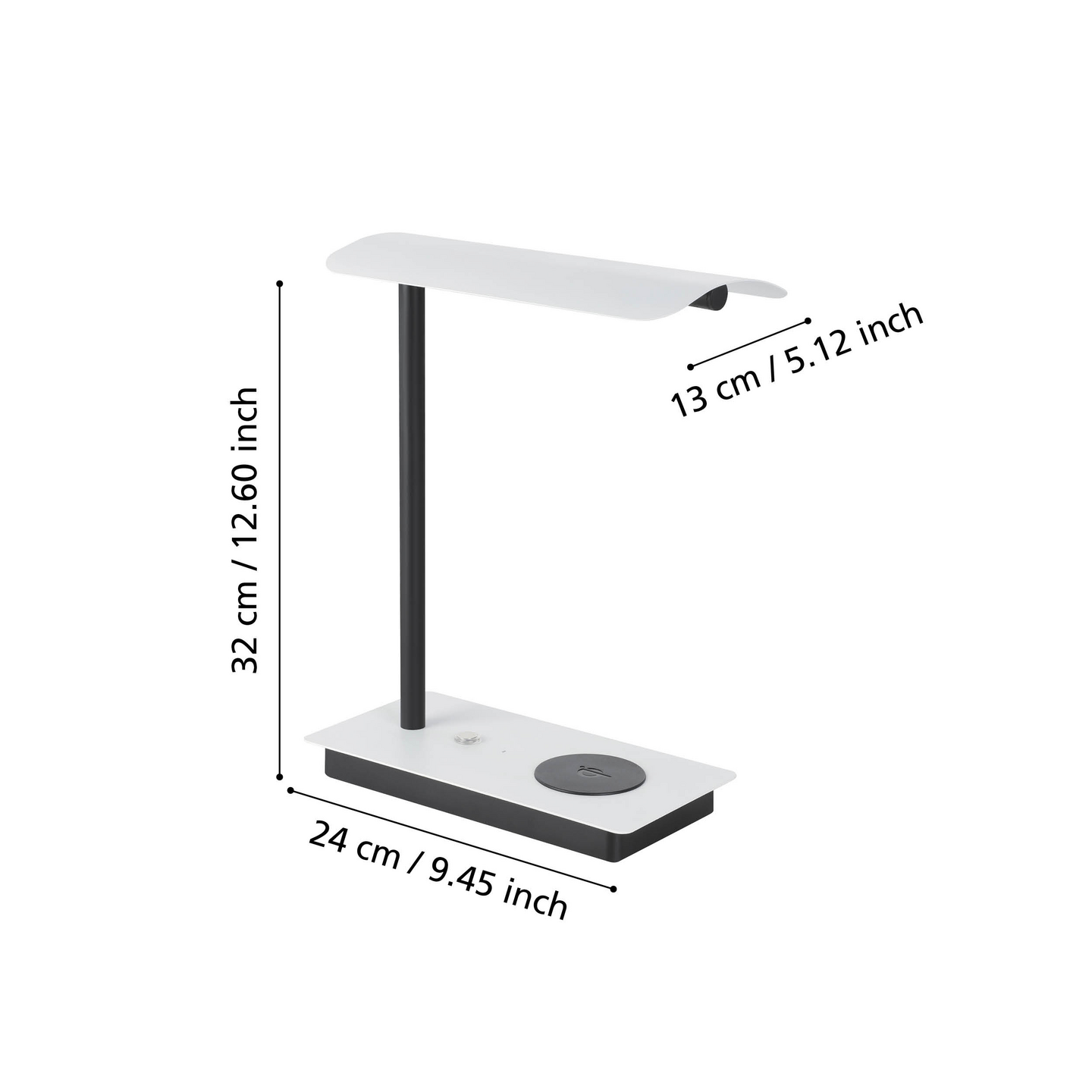Pöytävalaisin EGLO Arenaza 5,8W LED 3000K 750lm valkoinen