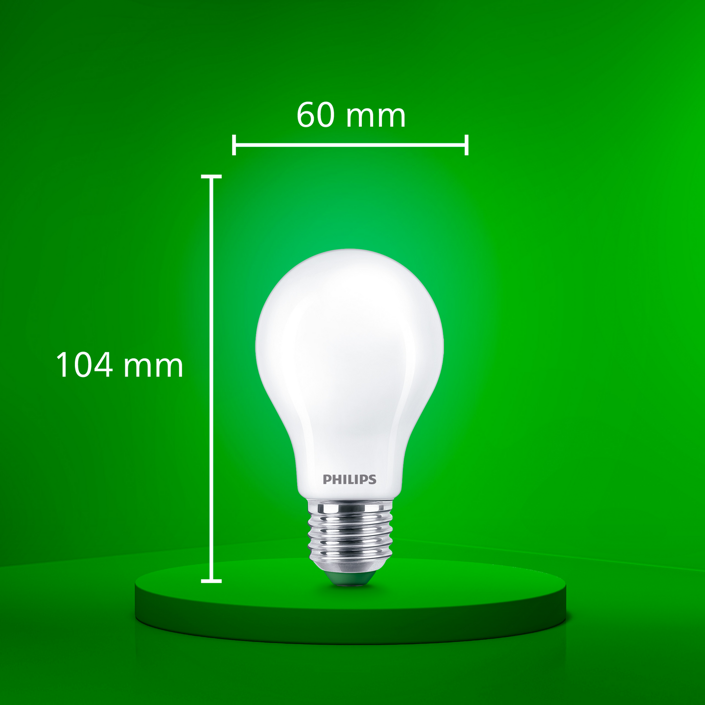 Led-lamppu Philips Ultra Efficient 60W E27 4000K 840lm huurrettu lasi