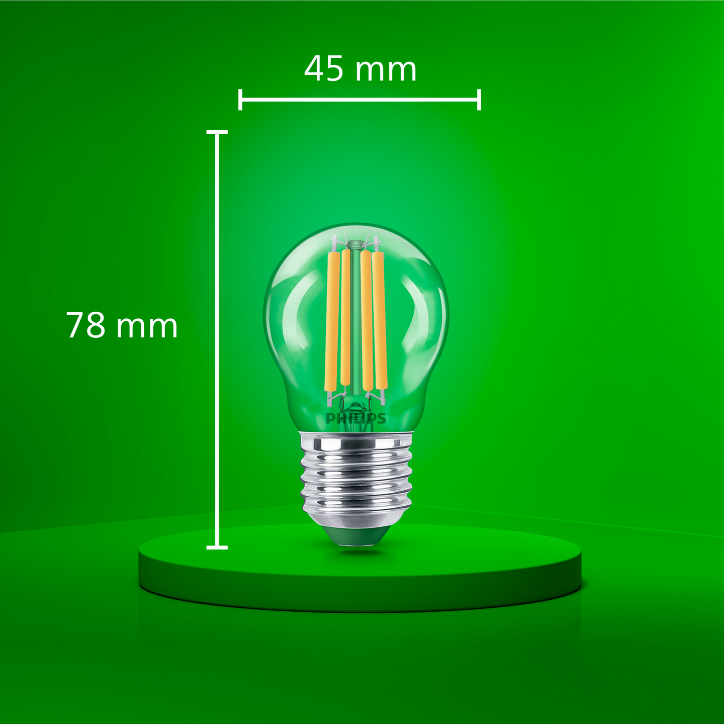Led-lamppu Philips Ultra Efficient 40W E27 2700K 485lm läpinäkyvä lasi