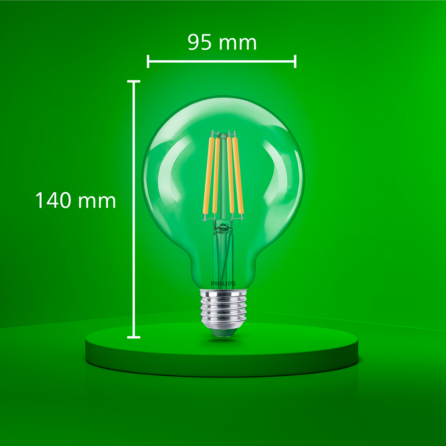 Led-lamppu Philips Ultra Efficient 60W E27 2700K 840lm läpinäkyvä lasi