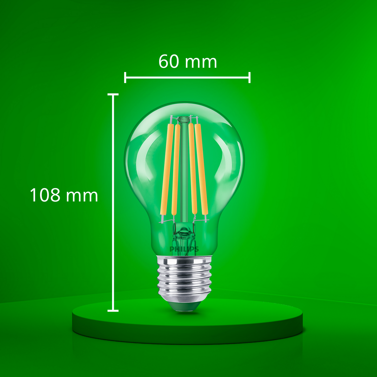 Led-vakiolamppu Philips Ultra Efficient A60 840lm 4W E27 2700K kirkas