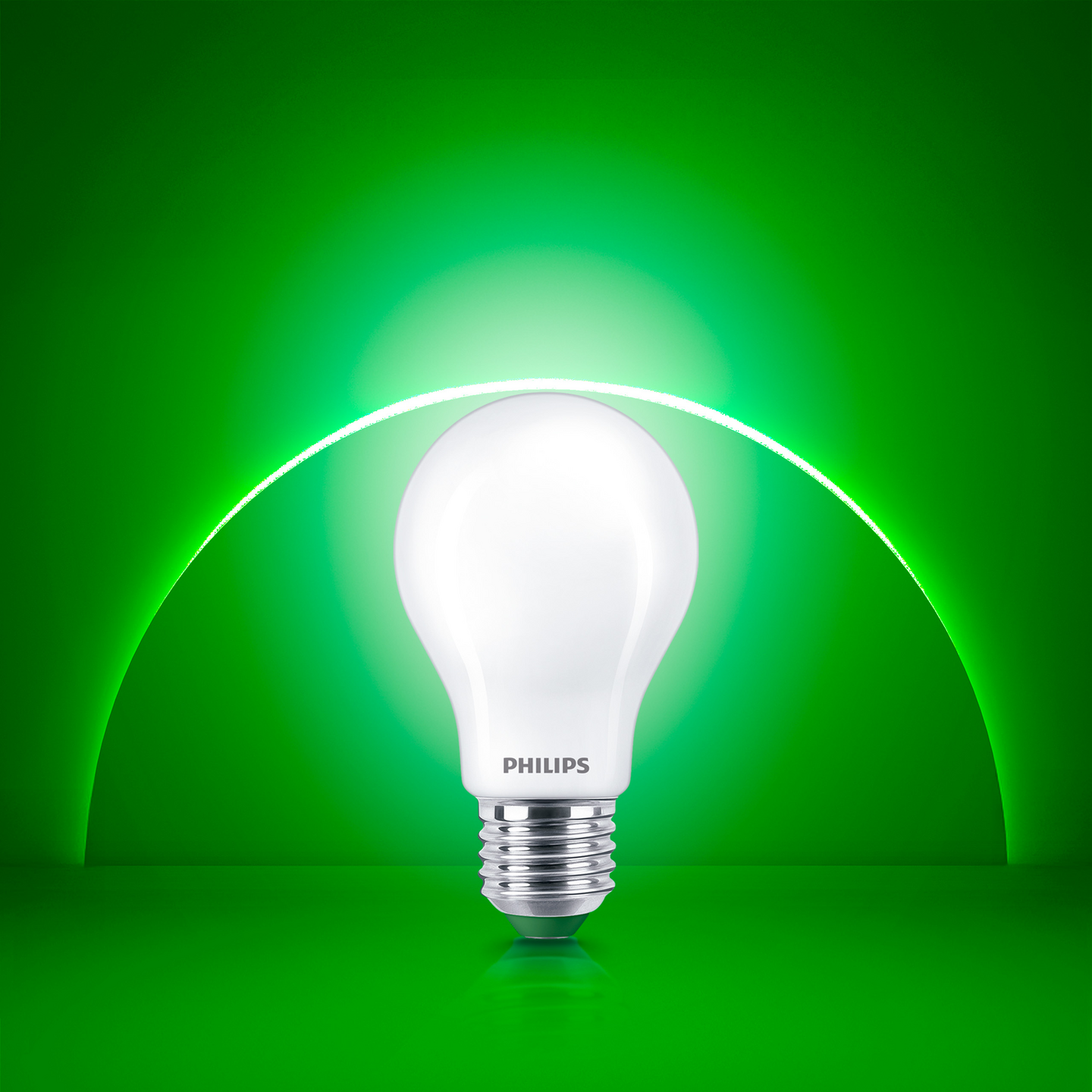 Led-vakiolamppu Philips Ultra Efficient A60 840lm 4W E27 2700K huurrettu