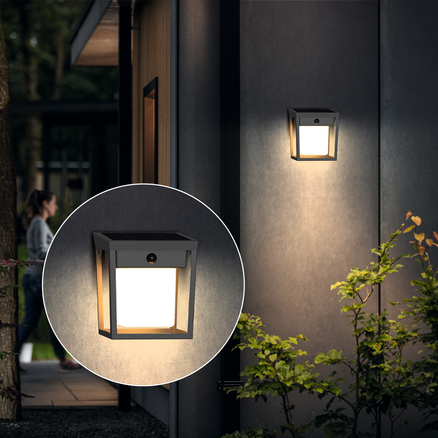 Aurinkokennovalaisin Philips Blaise UE 1,5W 3000K 250lm antrasiitti