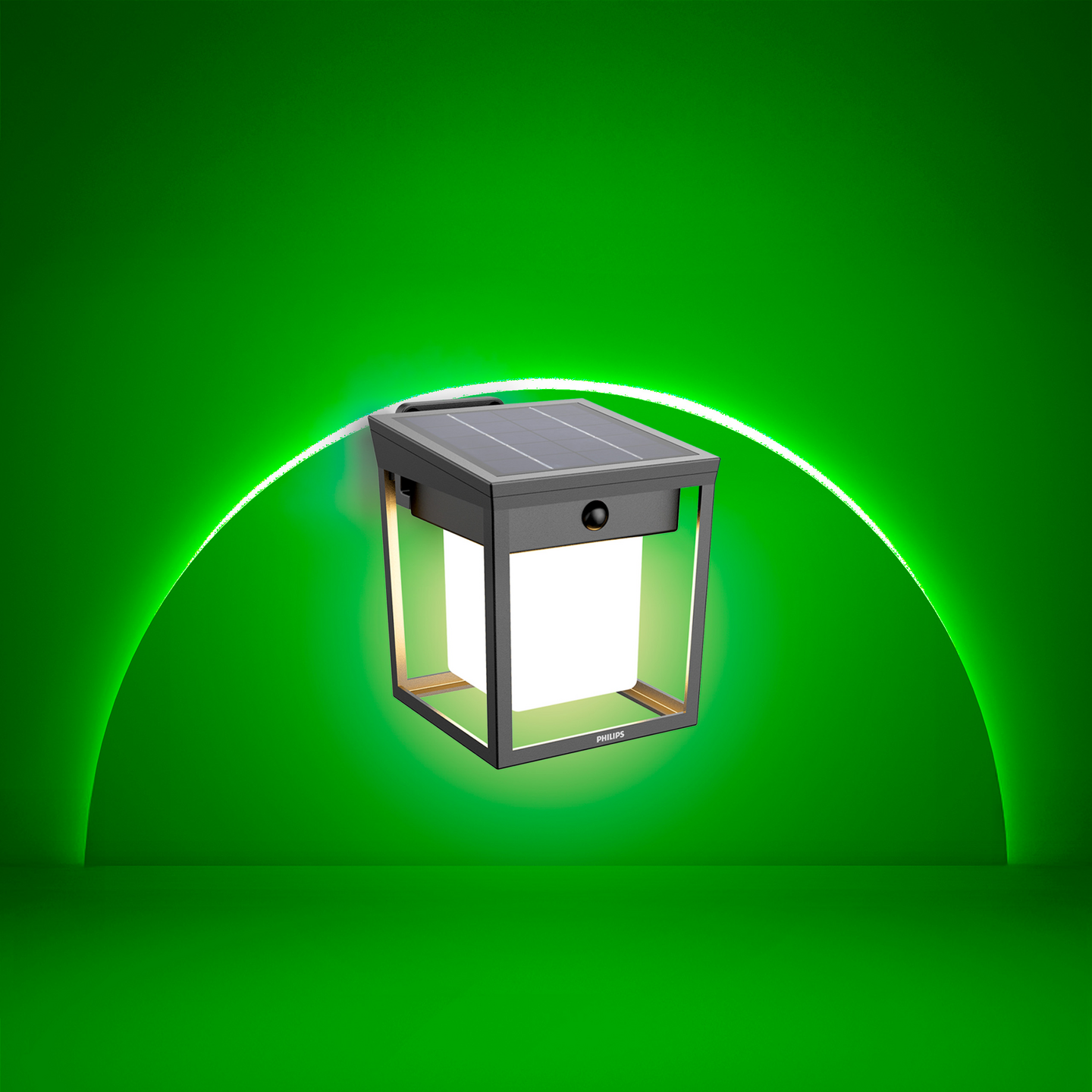 Aurinkokennovalaisin Philips Blaise UE 1,5W 3000K 250lm antrasiitti