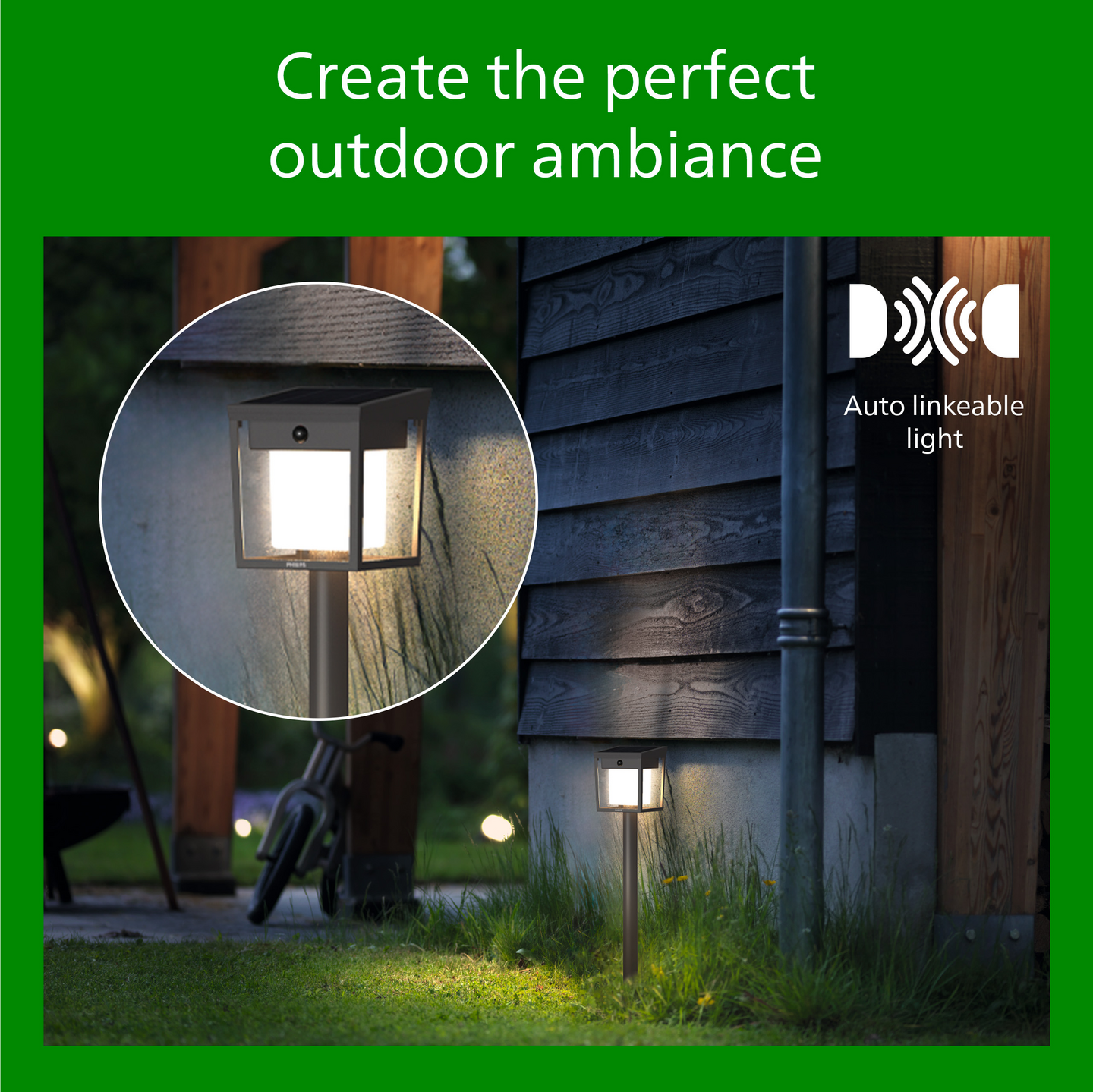 Aurinkokennovalaisin Philips Blaise UE 1,5W 3000K 250lm antrasiitti