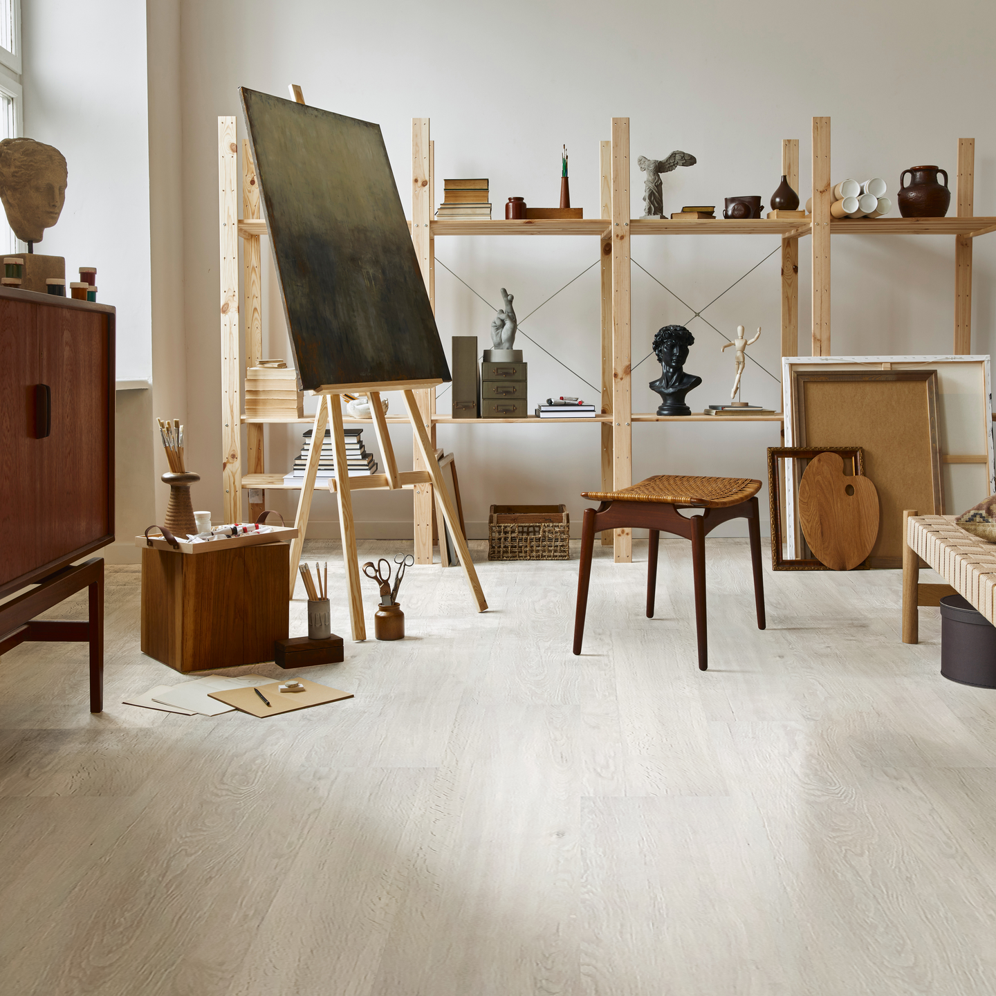 Vinyylikorkki Ecoline Oak Polar 1,7m2
