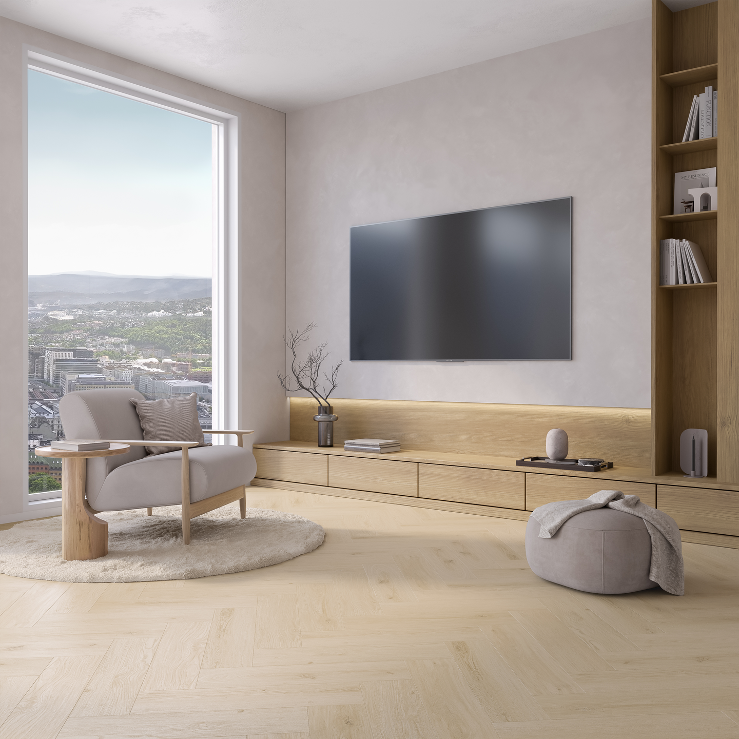 Vinyylilankku Nordic Herringbone 4114 Seili 1,752m2