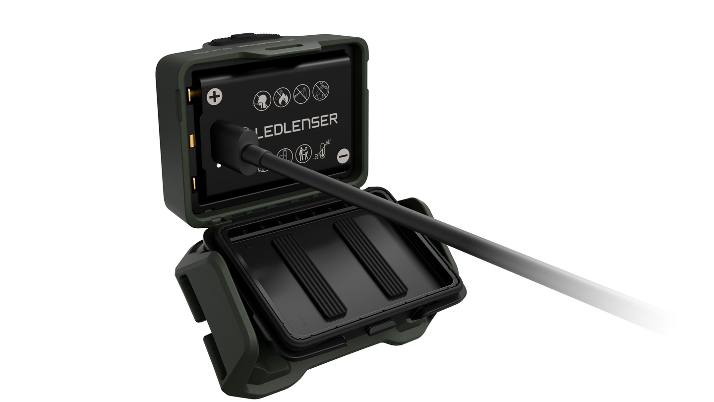 Otsavalaisin Ledlenser HF4R ladattava 650lm RGB camo