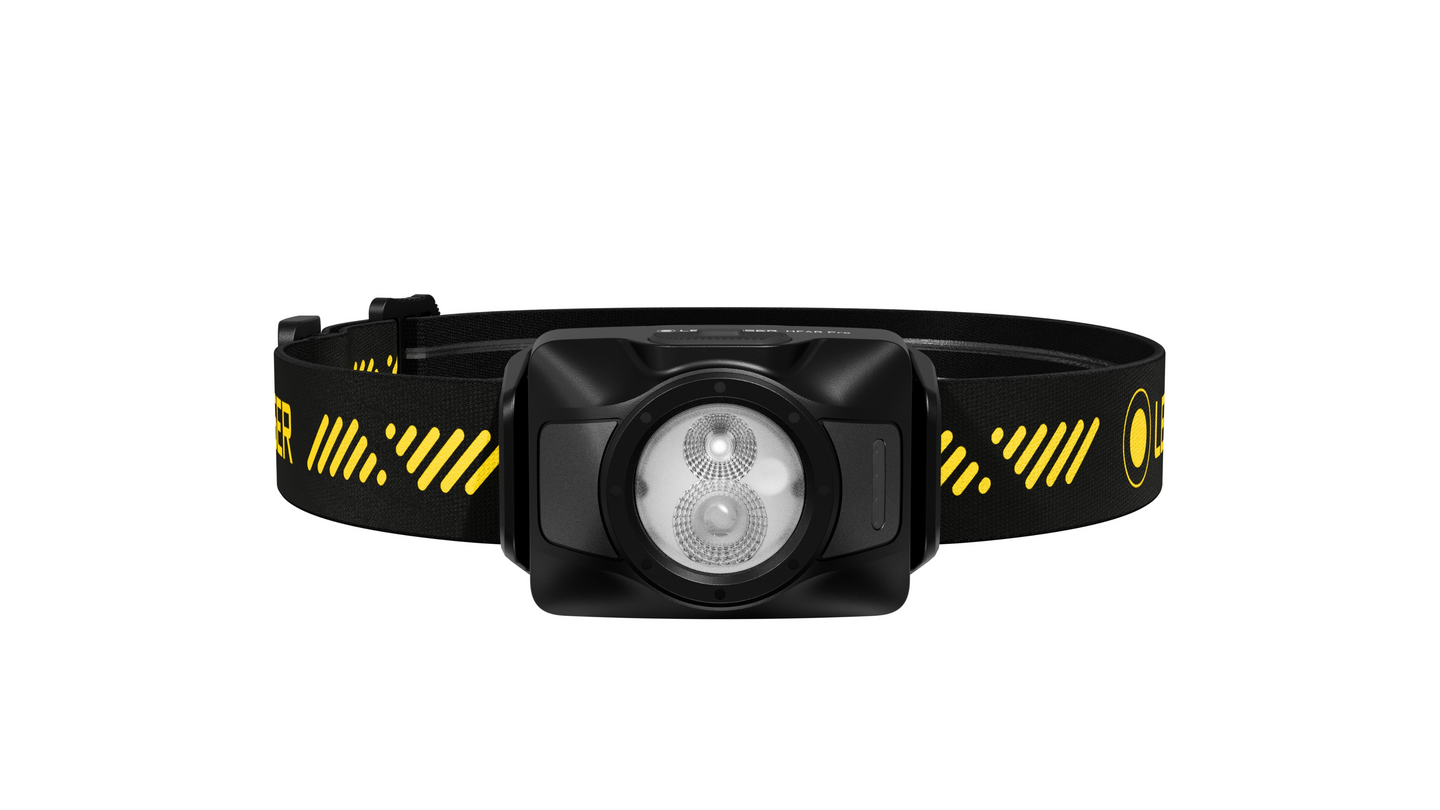 Otsavalaisin Ledlenser HF4R Pro ladattava 650lm keltainen