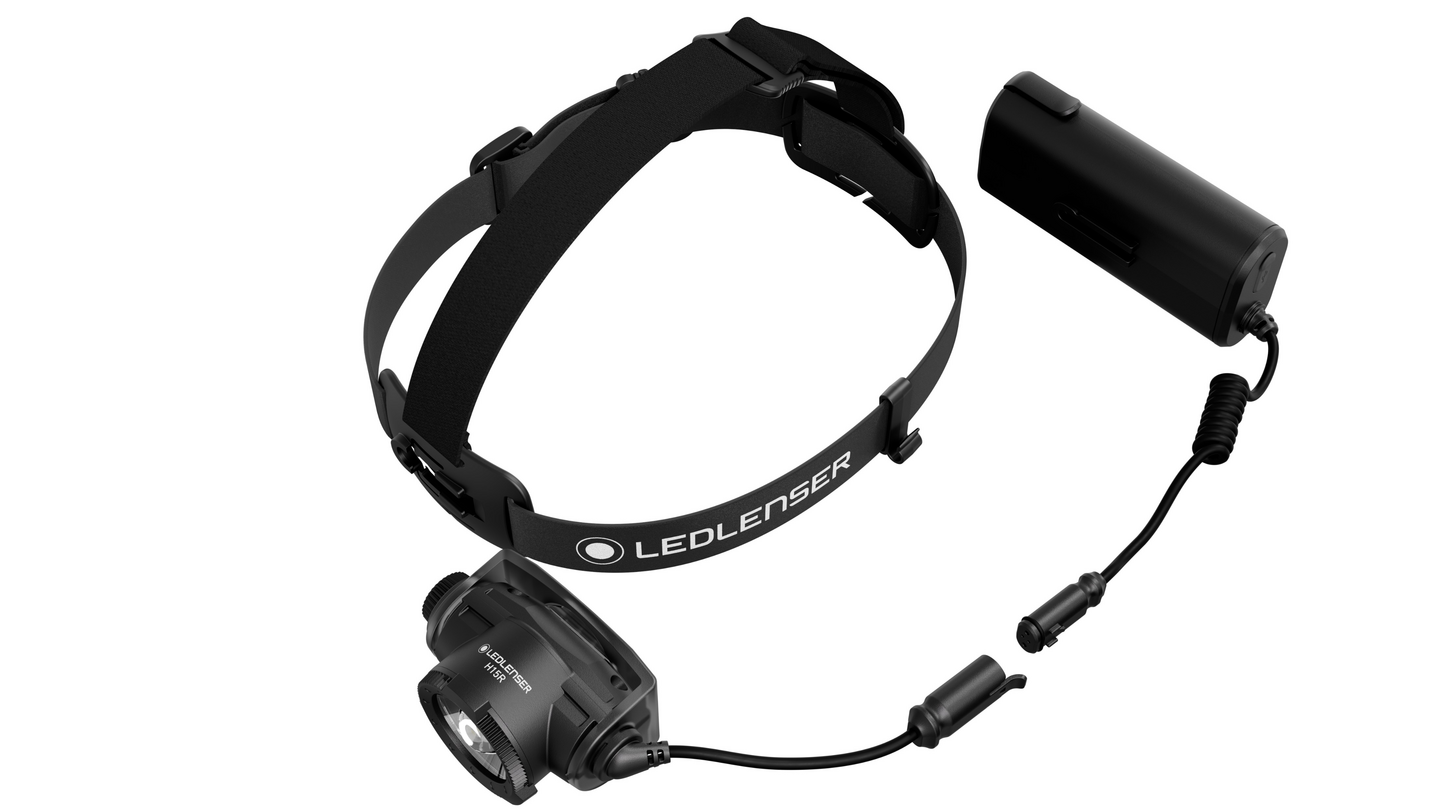 Otsavalaisin Ledlenser H15R ladattava 3000lm musta