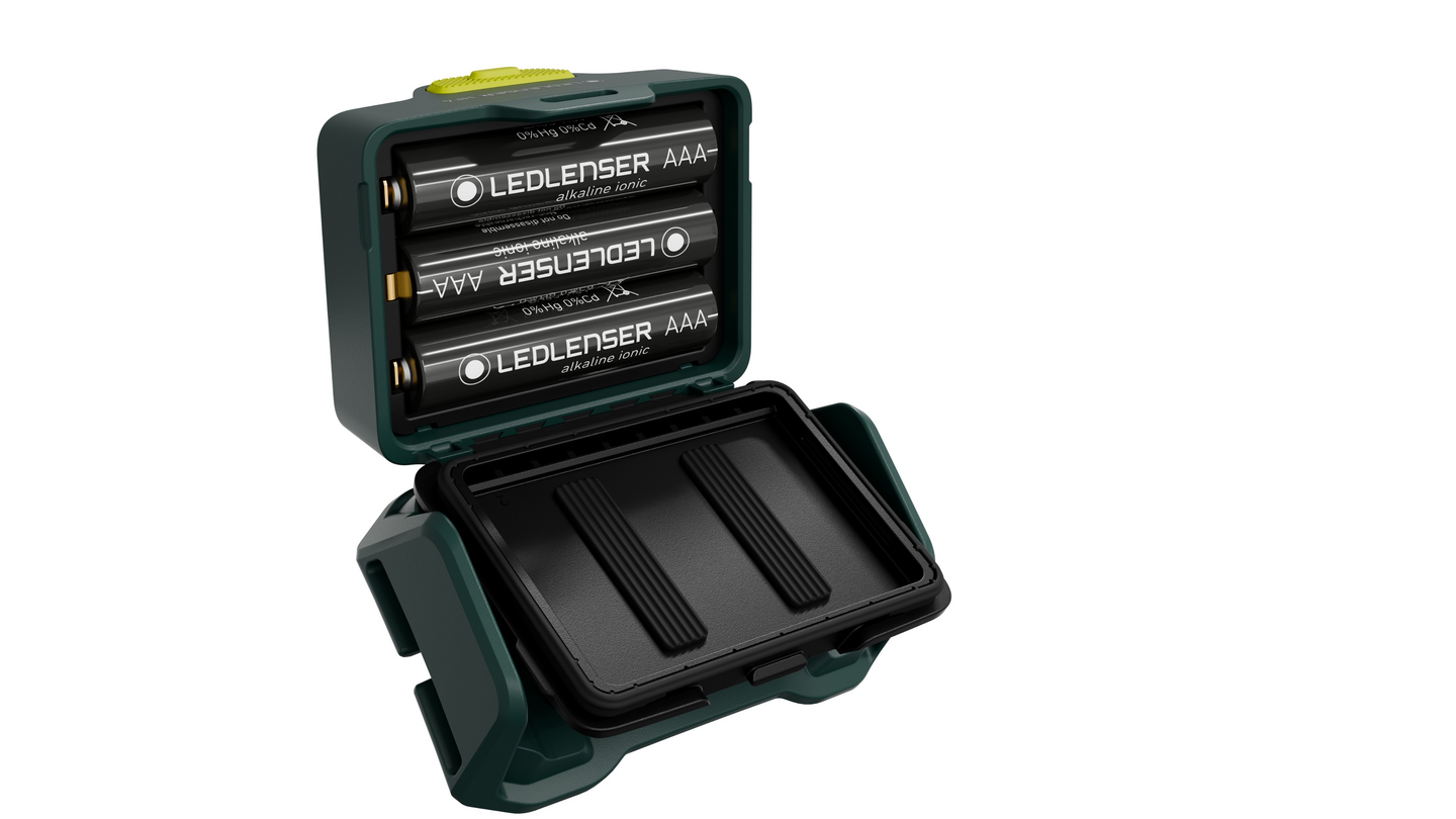 Otsavalaisin Ledlenser HF4 paristokäyttöinen 450lm forest green