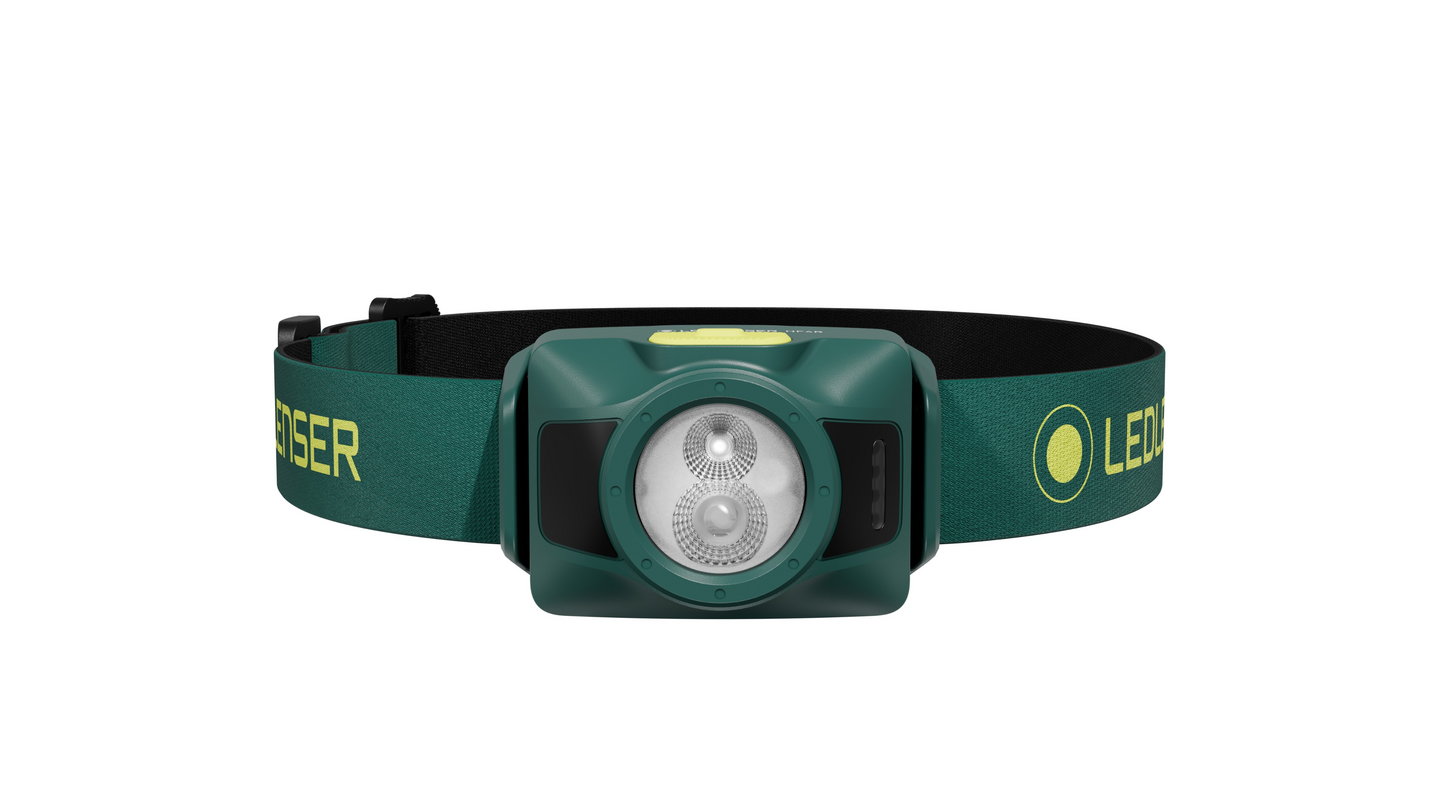 Otsavalaisin Ledlenser HF4R ladattava 650lm forest green