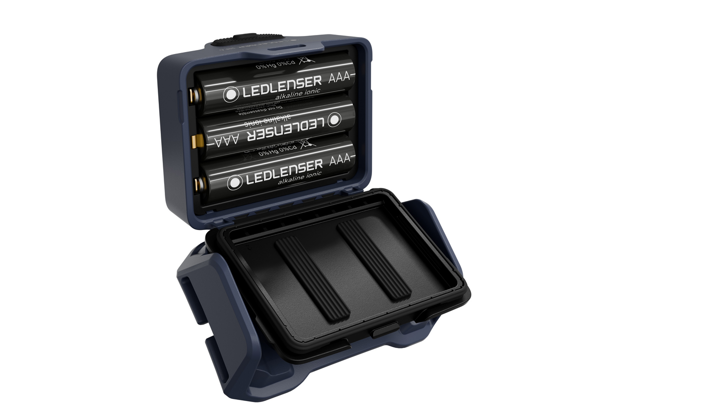 Otsavalaisin Ledlenser HF4 paristokäyttöinen 450lm smoky blue