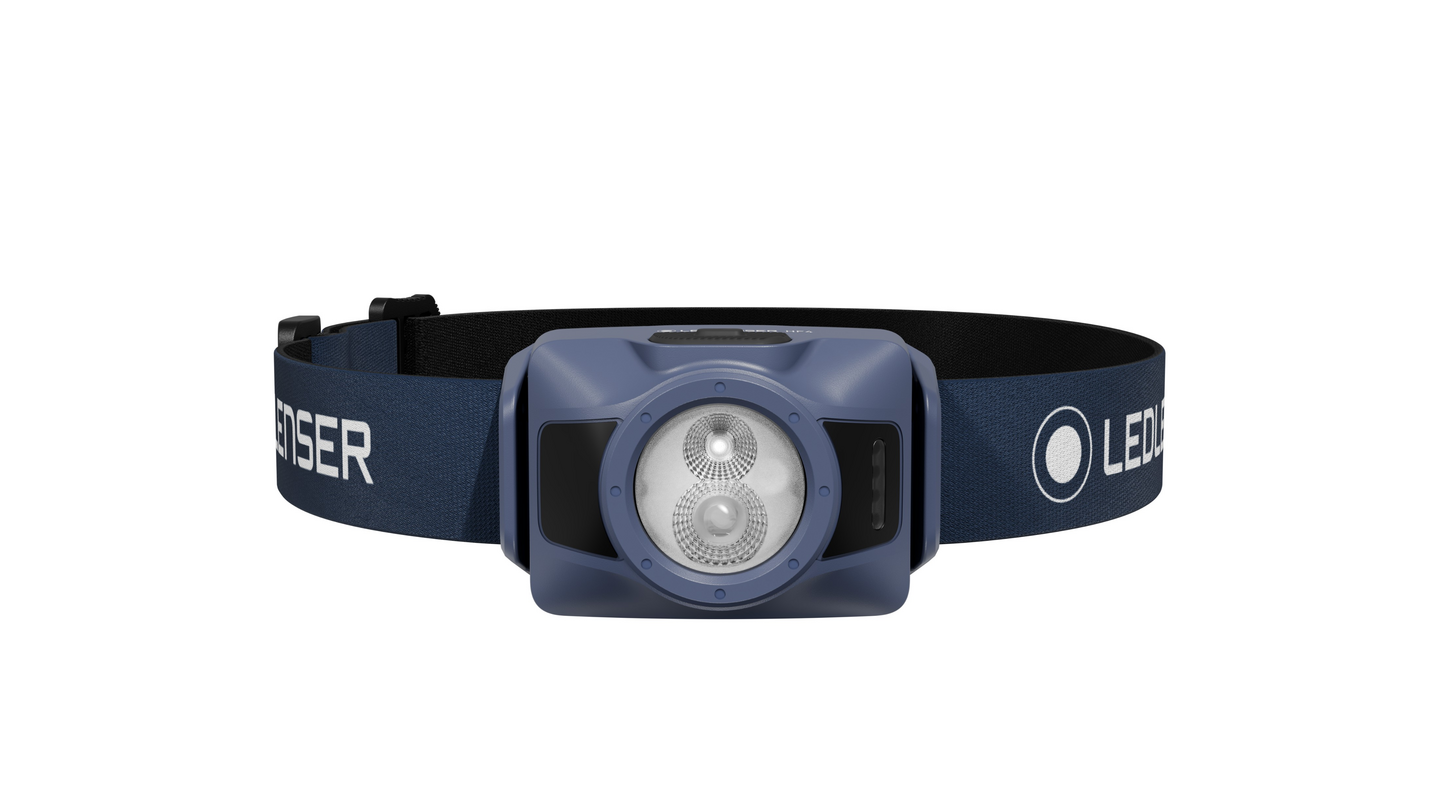 Otsavalaisin Ledlenser HF4 paristokäyttöinen 450lm smoky blue