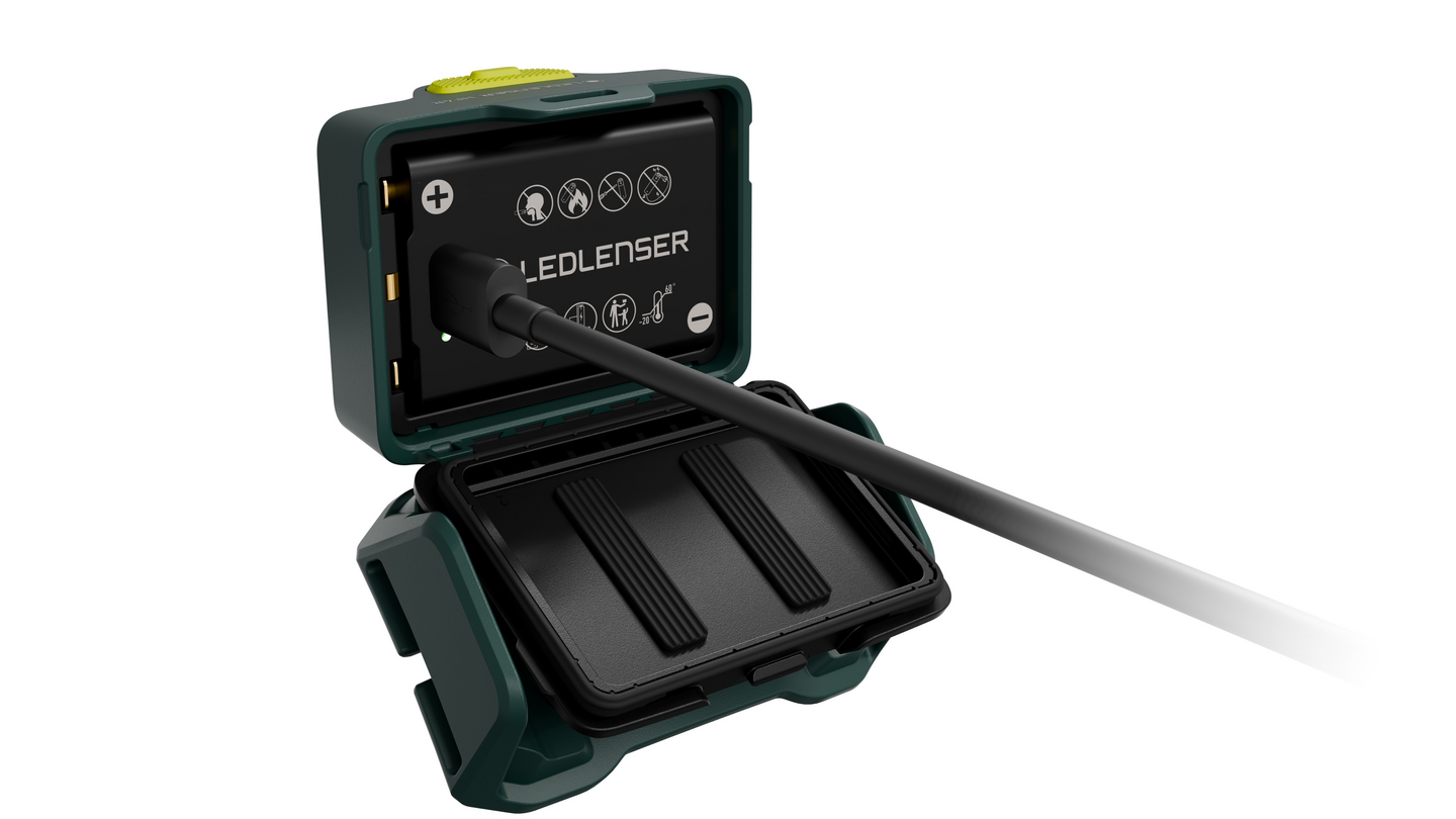Otsavalaisin Ledlenser HF4R ladattava 650lm forest green