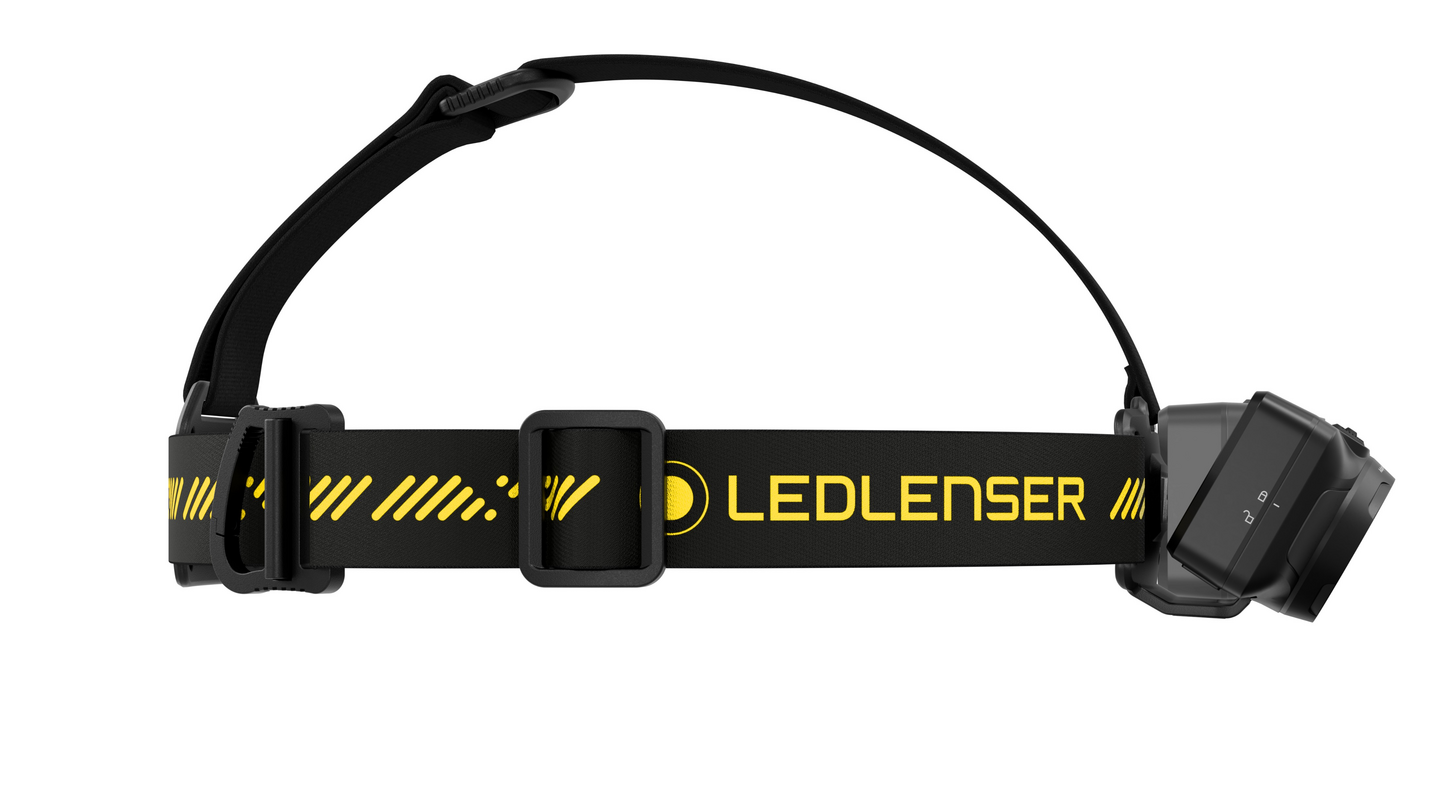 Otsavalaisin Ledlenser HF6R Pro ladattava 900lm keltainen
