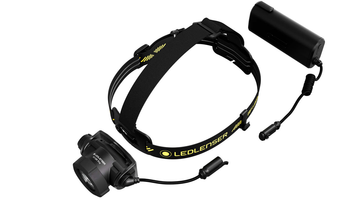 Otsavalaisin Ledlenser H15R Pro ladattava 3000lm keltainen