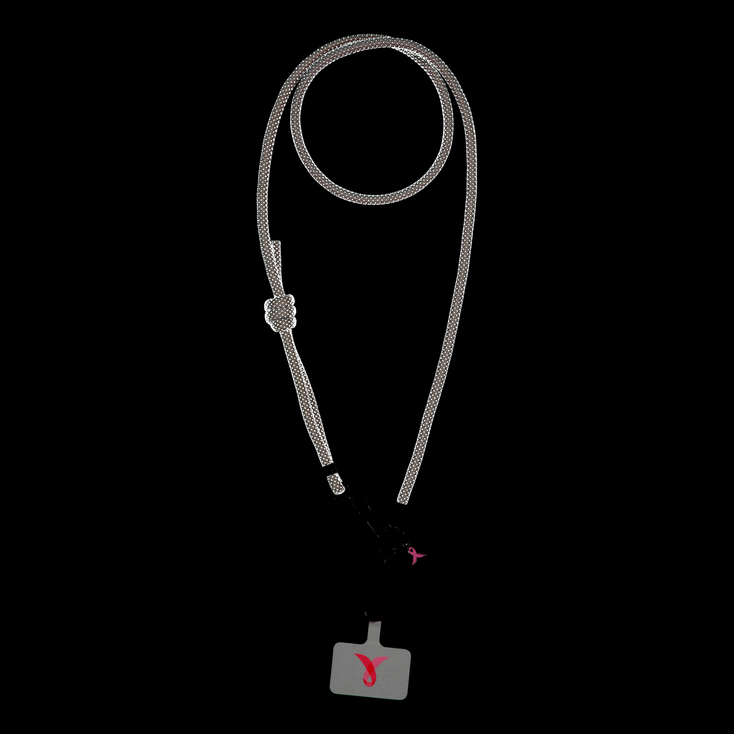 Kännykkähihna crossbody Roosa nauha heijastava
