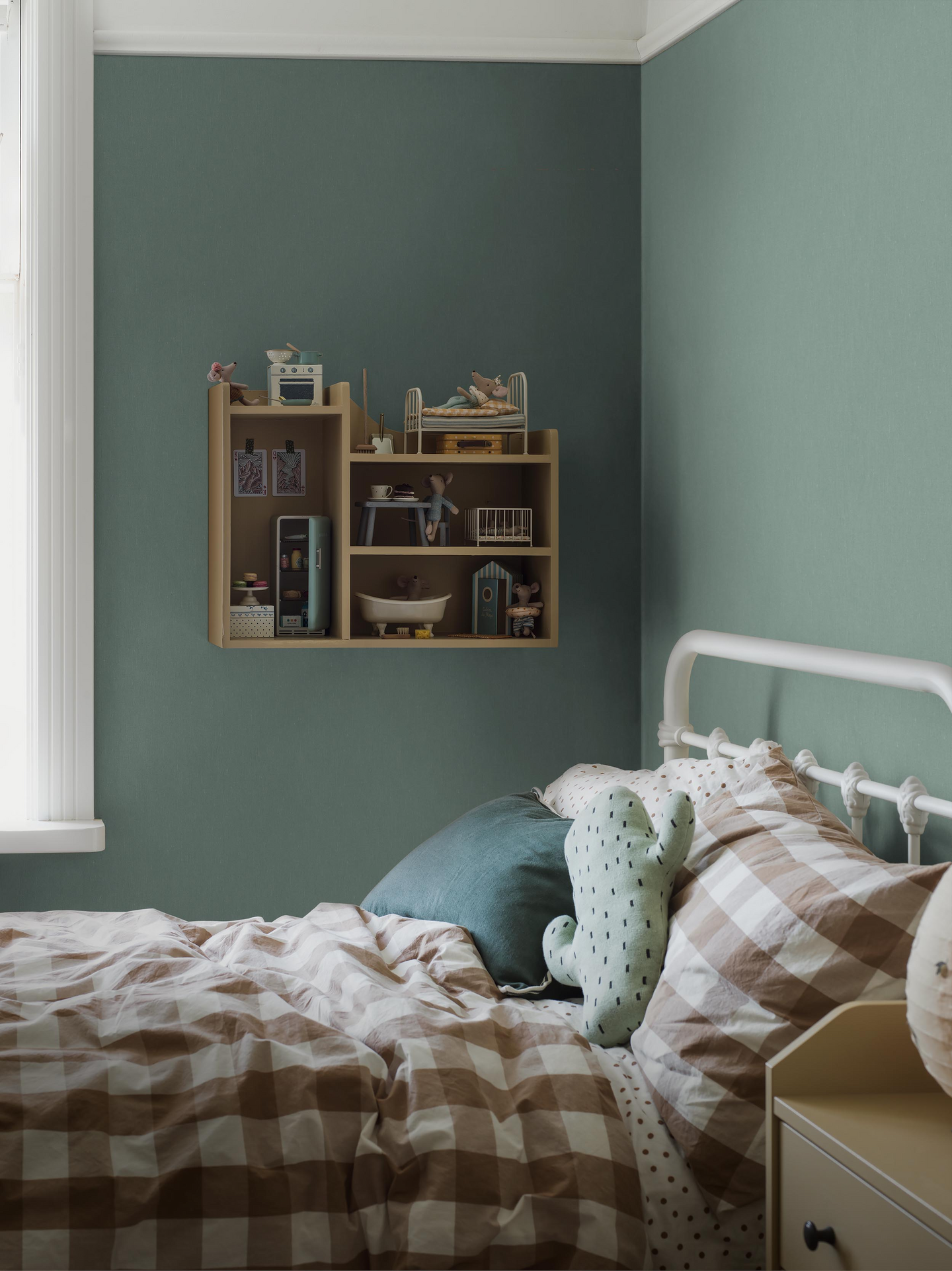 Kuitutapetti Boråstapeter Linen 4352 Teal Linen 10,05m