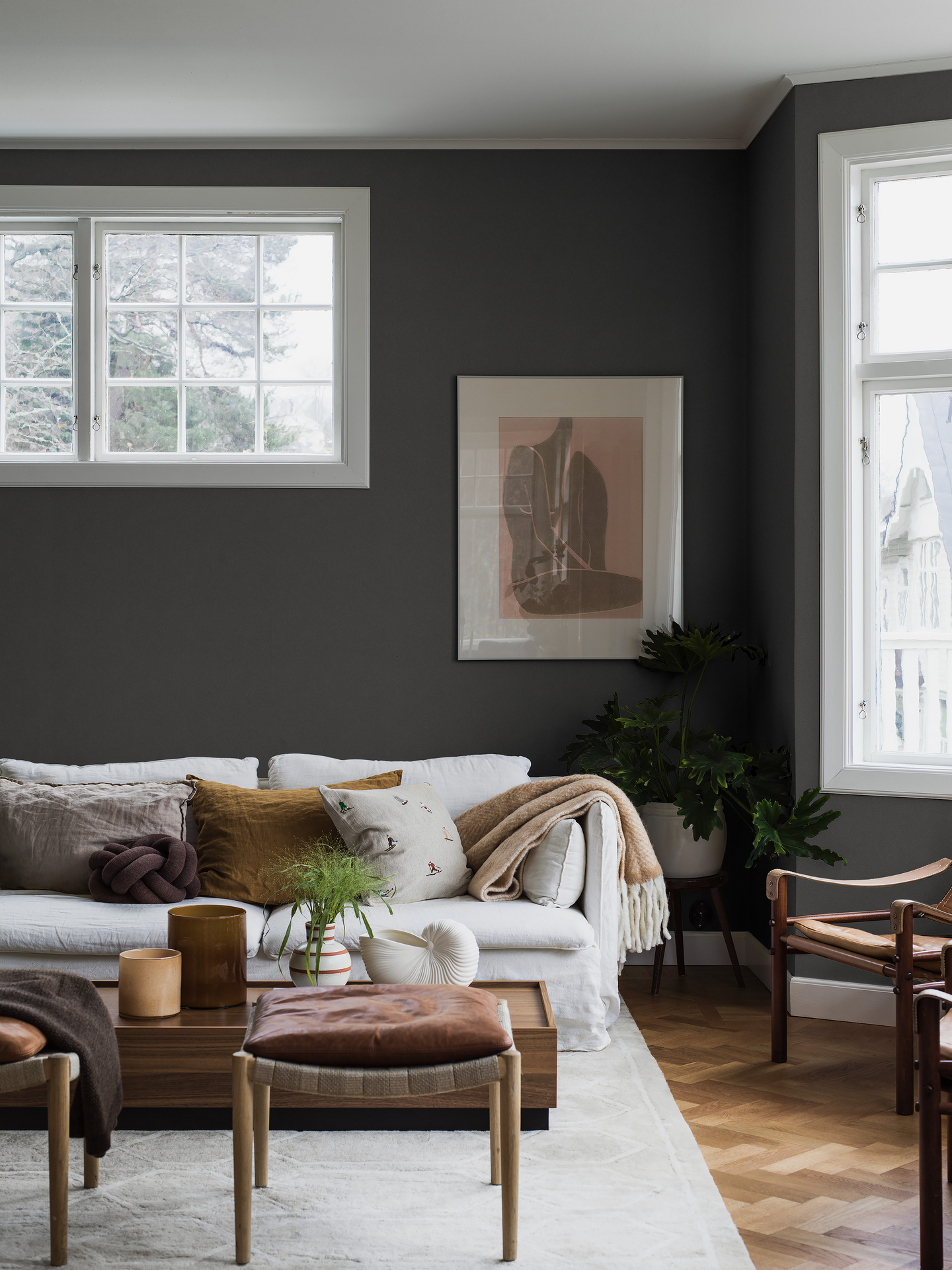 Kuitutapetti Boråstapeter Pigment 7589 Charcoal Sand 10,05m