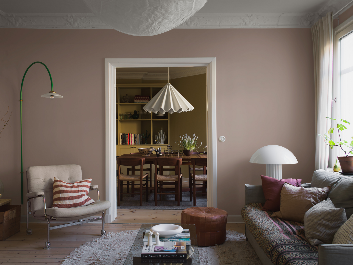 Kuitutapetti Boråstapeter Pigment 7567 Old Rose 10,05m