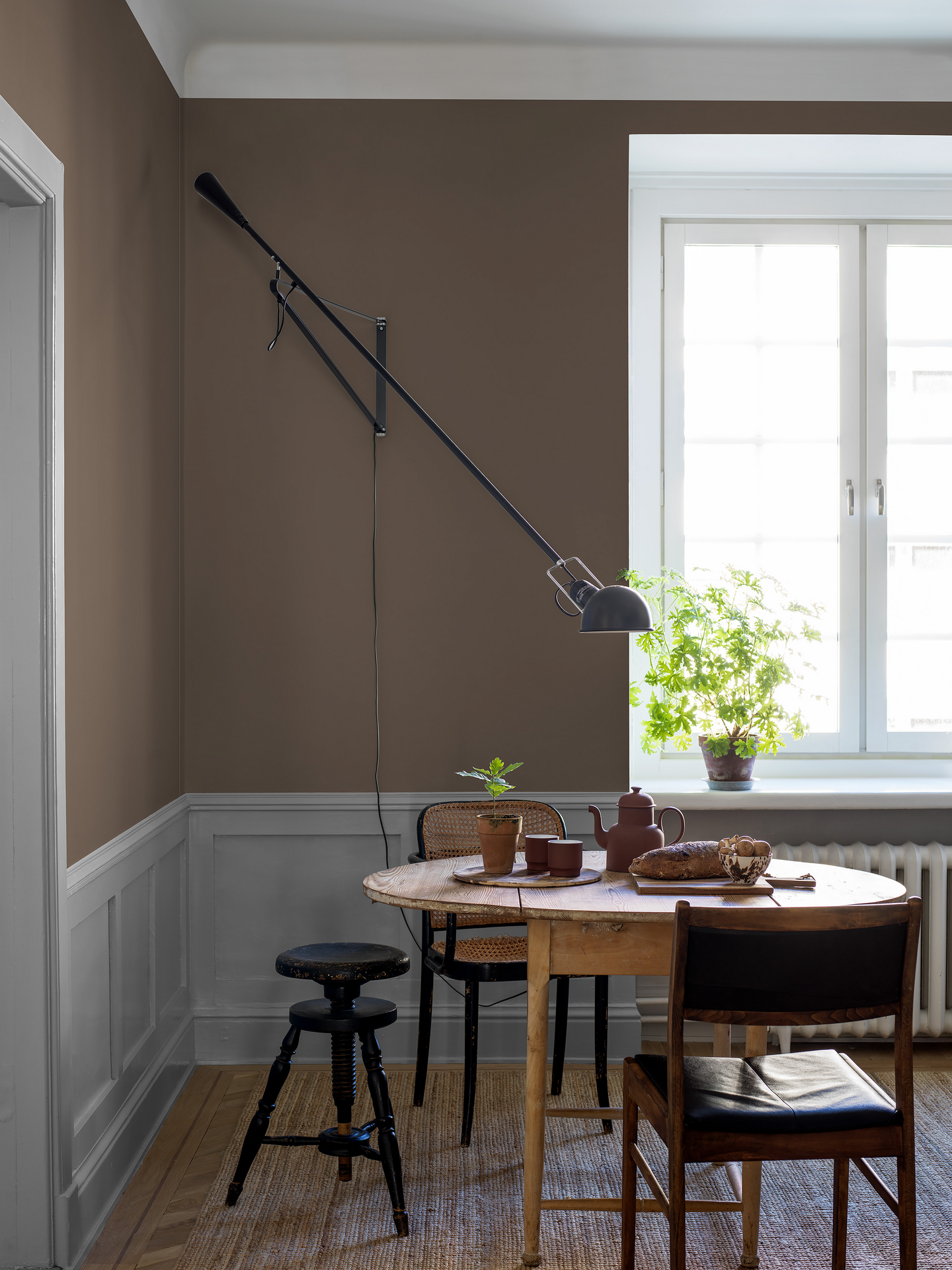 Kuitutapetti Boråstapeter Pigment 7566 Chestnut Brown 10,05m